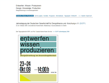 Tablet Screenshot of entwerfen-wissen-produzieren.de
